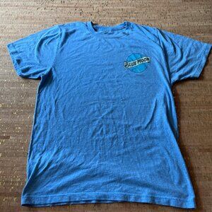 Blue Moon graphic t-shirt - short sleeve, crew neck, 100% cotton